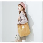 Сумки для женщин 2021 Вельветовая сумка через плечо многоразовые сумки для покупок Повседневная Сумка-тоут женская сумка для определенного количества дропшиппинга