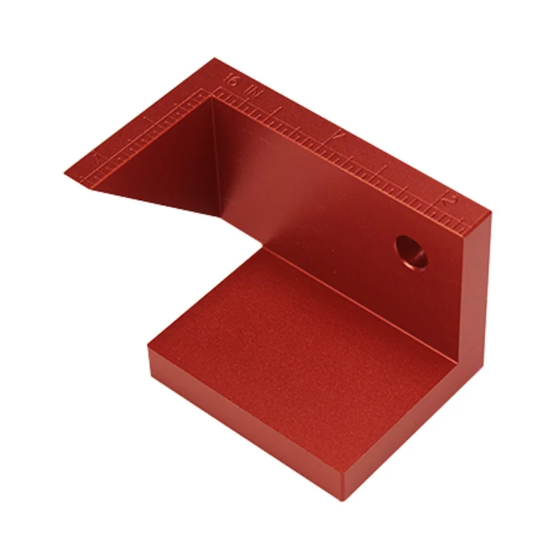 1 шт. линейка под углом 90 градусов британская система Круглый центральный плотник