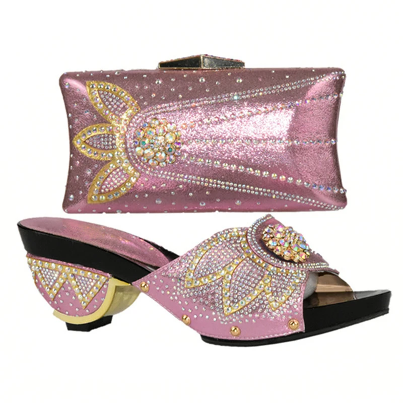 Комплект из обуви и сумки африканские наборы 2018 африканская обувь сумка для