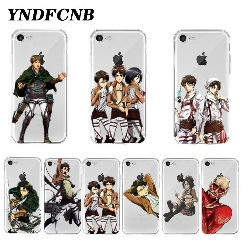 

Attack on Titan Soft Phone Case For iphone 13 SE 2020 11 Pro X XR Xs Max 6 6S 7 8 Plus Soft Clear Cover Mobile Cover