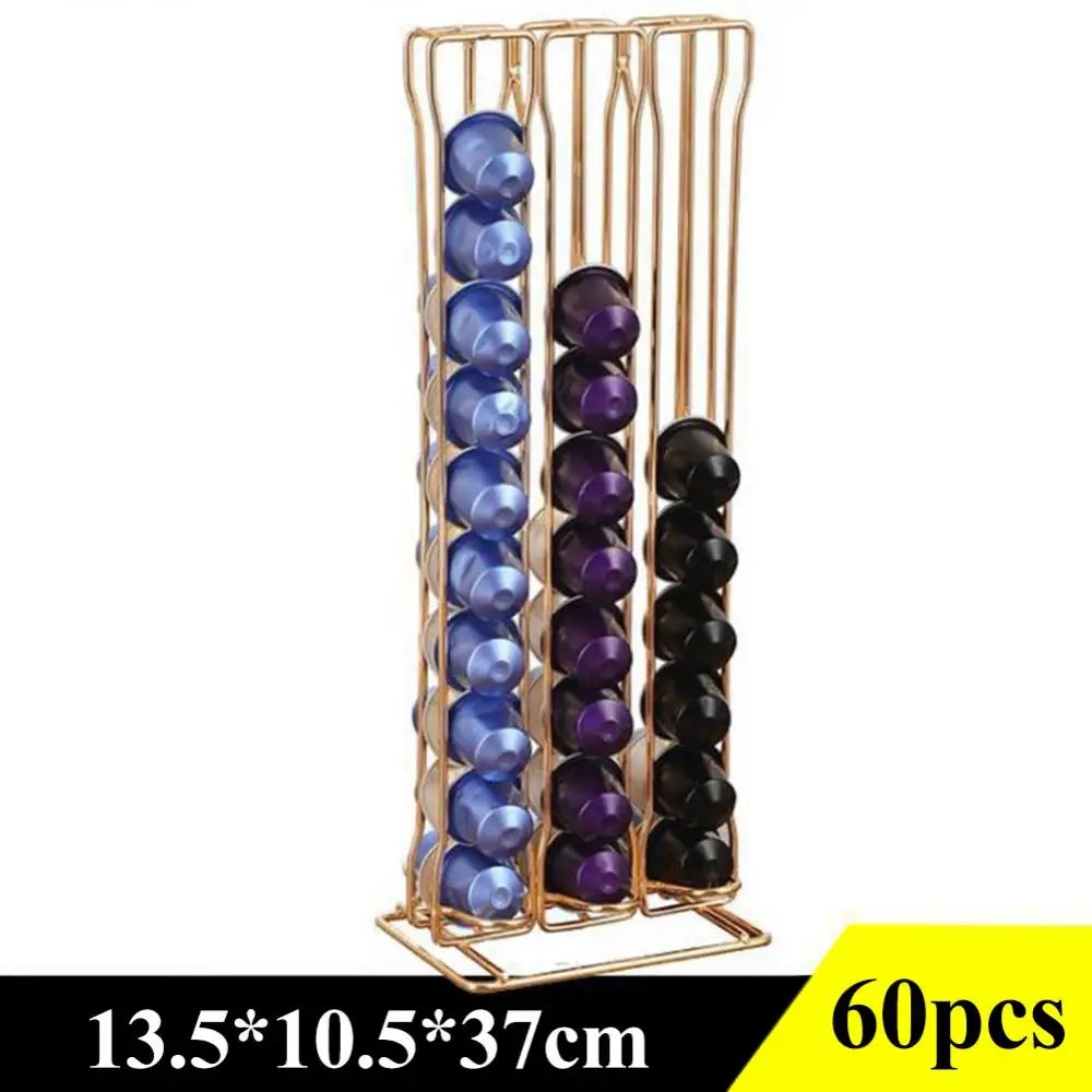

Hot Sales 60 Coffee Capsules Storage Rack Organizer Pods Holder Display Stand Dispenser
