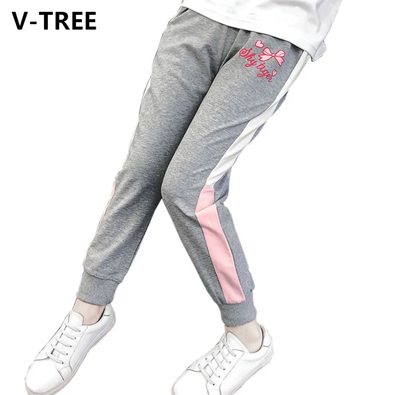 

Женские повседневные брюки для девочек, модные детские брюки, эластичные брюки-карандаш, тонкая одежда для девочек на весну и осень, хлопок