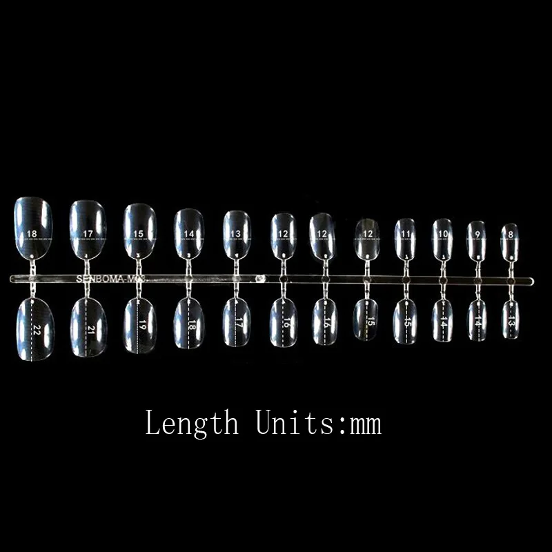 

24Pcs/Set Detachable Long Nail Patch Wearable Nail Art Waterproof Pointed False Nails With Glue For Girls