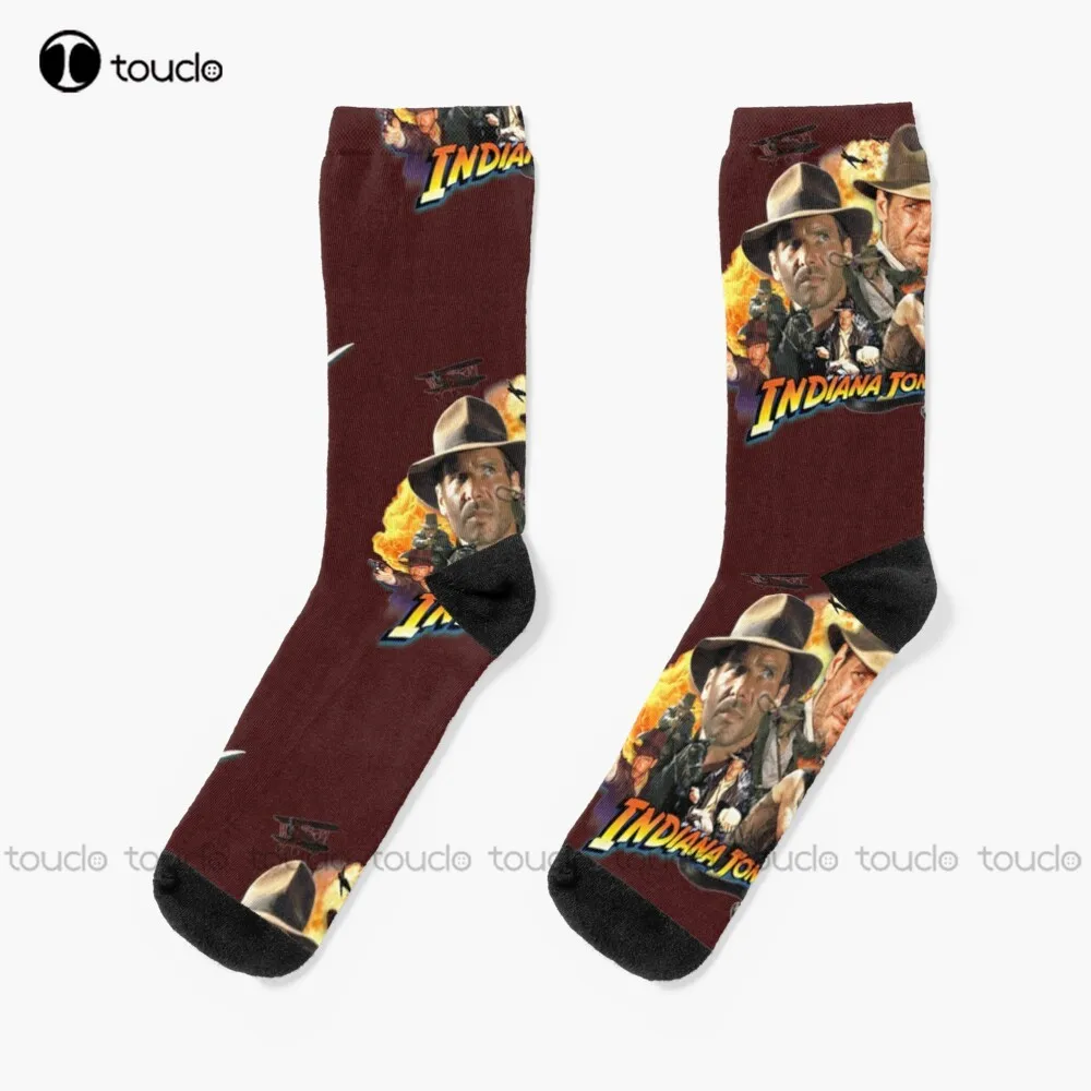 

Indiana Jones Is Awesome Socks Unisex Adult Teen Youth Socks Personalized Custom 360° Digital Print Hd High Quality Funny Sock