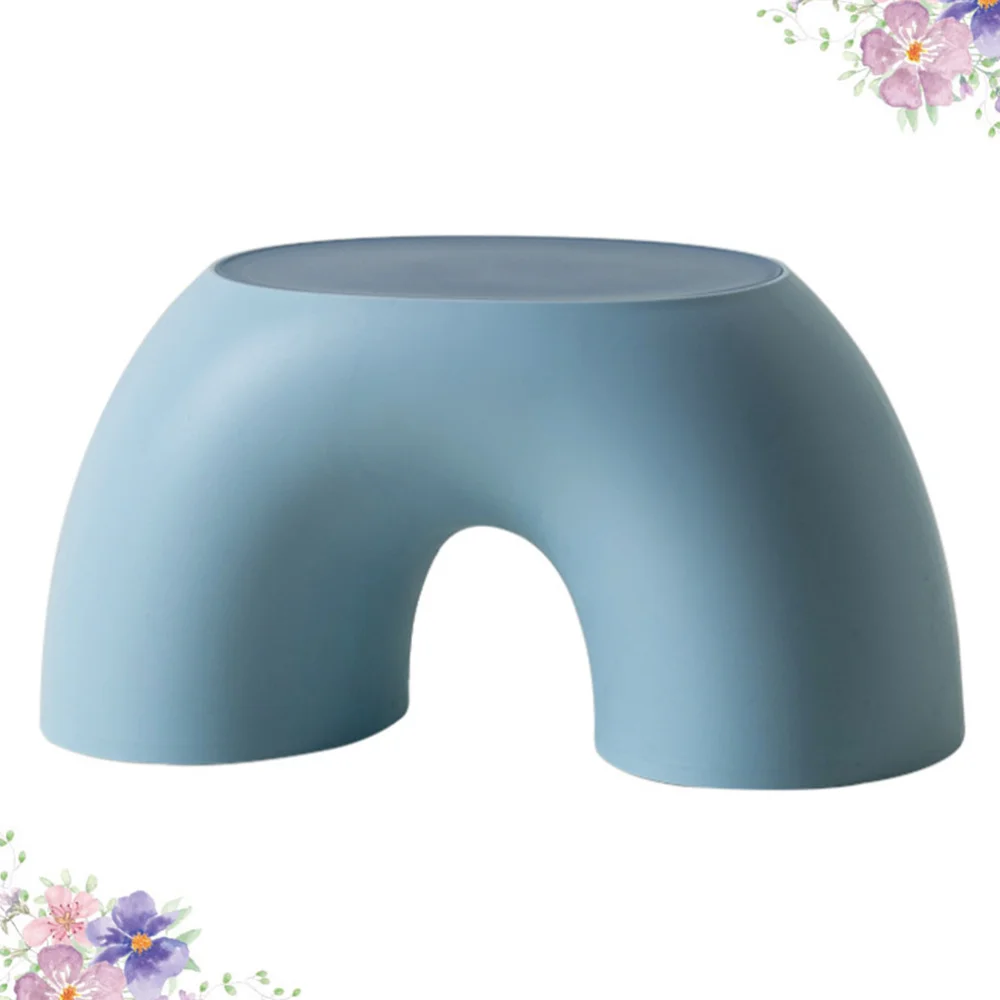 

1Pc Annular Small Stool Simple Anti-slip Low Stool Shoes Wearing Stool Comfortable Stool for Home Office (Yellow)