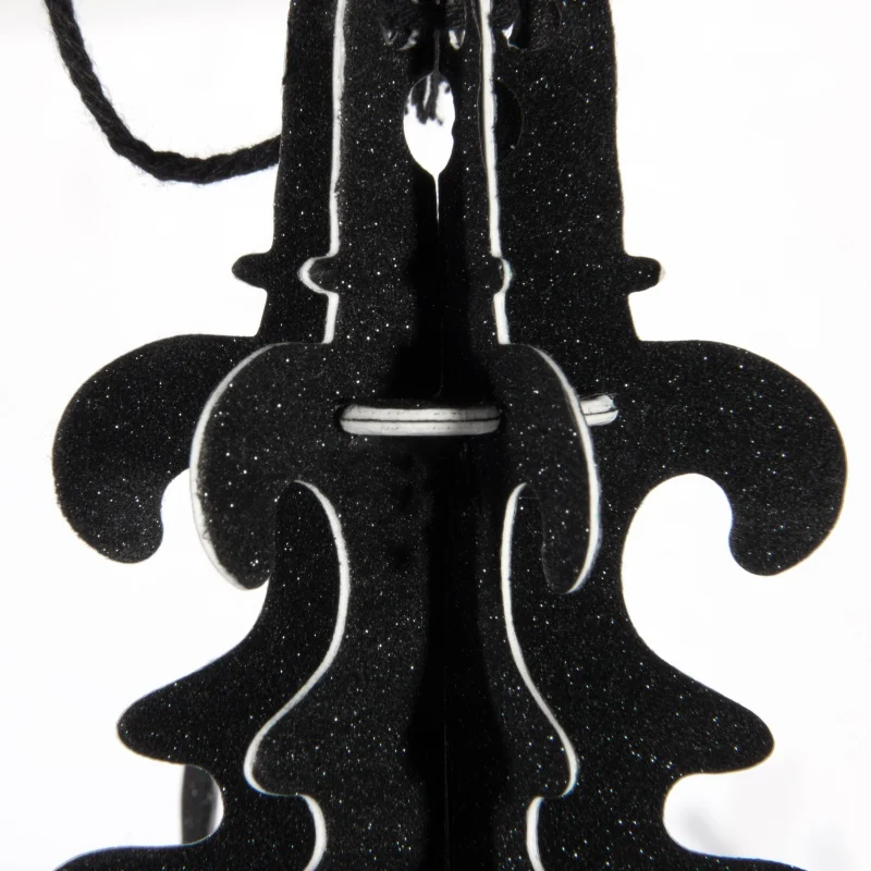 Горячая 3D Скелет люстра Хэллоуин висячие украшения блестящие бумажные сезон