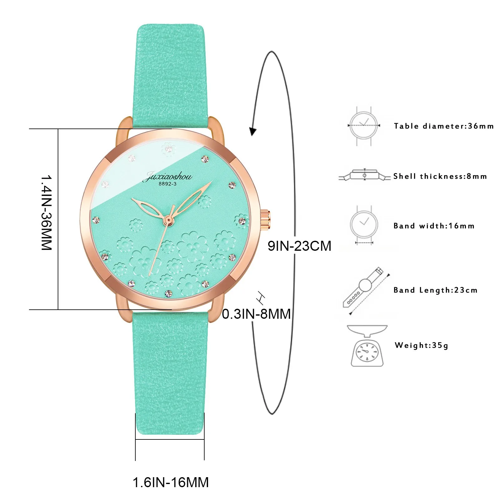 

Luxury Brand Leather Quartz WomenS Watch Ladies Fashion Watch Women Wristwatch Clock Relogio Feminino Hours Reloj Mujer