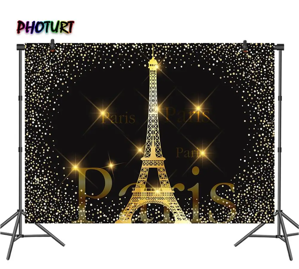 PHOTURT Париж Эйфелева башня фотографии фоны Свадьба День Рождения Вечеринка фото