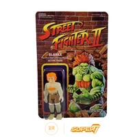 street fighteres blanka glow in the dark edition vintage card and joints movable action figure model toys limited collection