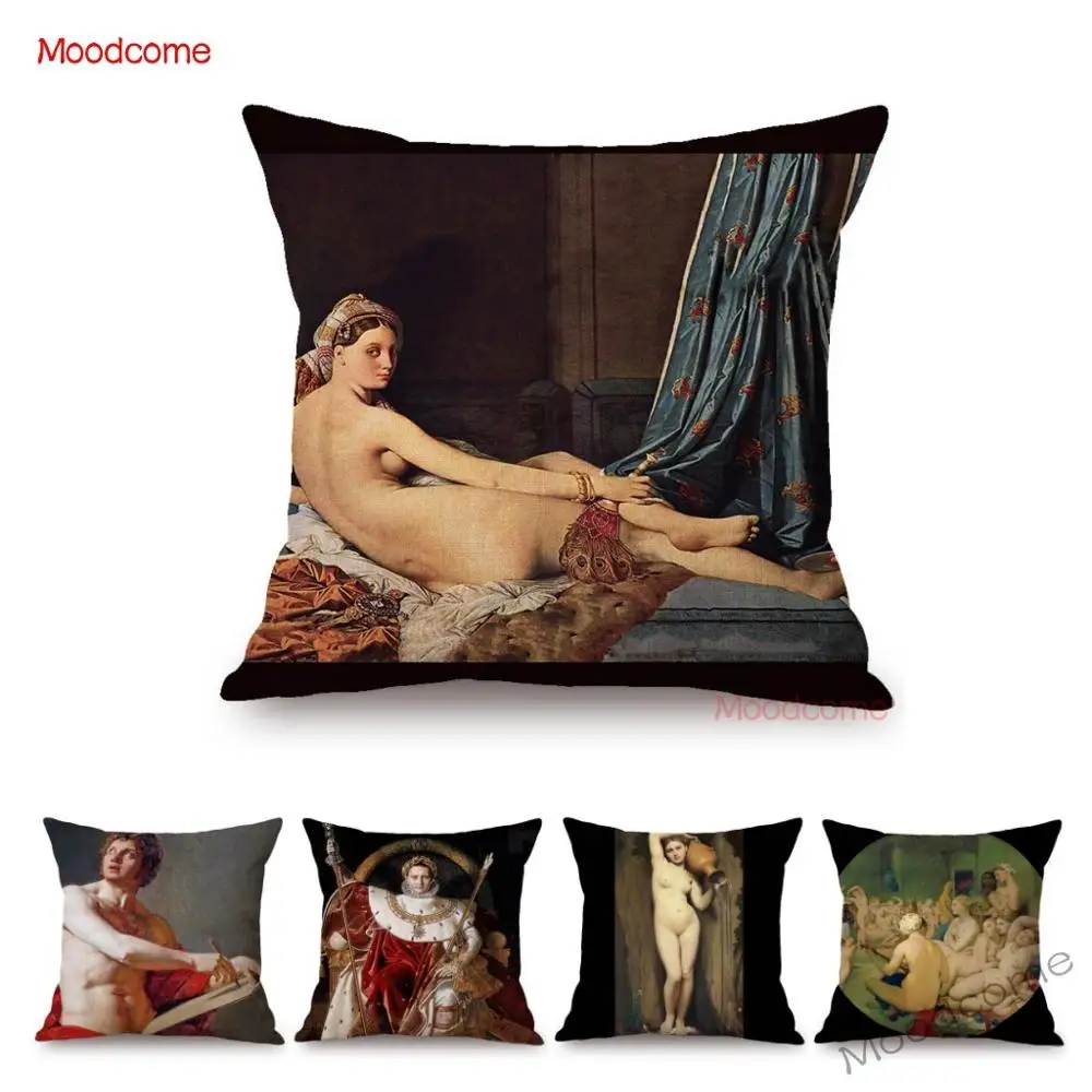 Неоклассическом стиле всемирно известная картина маслом Жан Ingres Nepoleon источник La