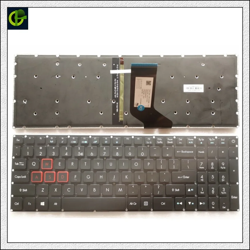 

New Backlit English Keyboard for Acer Aspire VX5-591G VX15 VX5-793 VN7-593 VX5-591 VN7-793 VN7-593G VN7-793G N16W3 N16W4 US