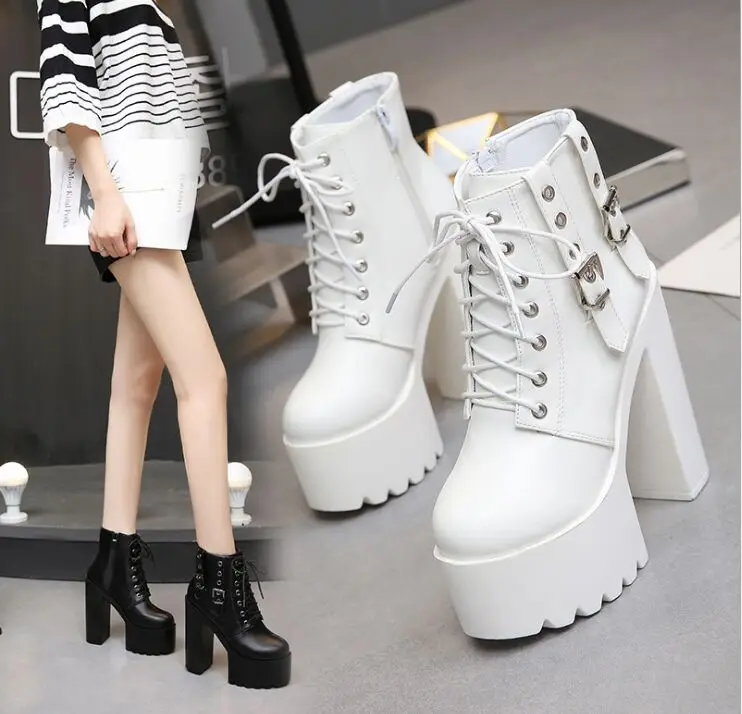 Новинка Весна 2020 модные ботинки мартинсы в европейском и американском стиле