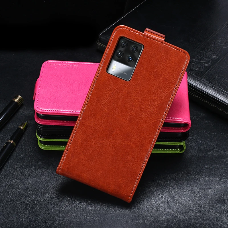 

IDEWEI For Cubot X50 Case Cover Luxury Leather Flip Case For Cubot X50 Phone Case Back Cover