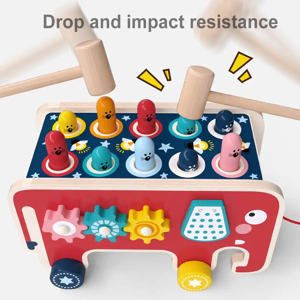 Монтессори малыши Дети деревянная скамейка животное автобус - Цена: 337,81 руб.