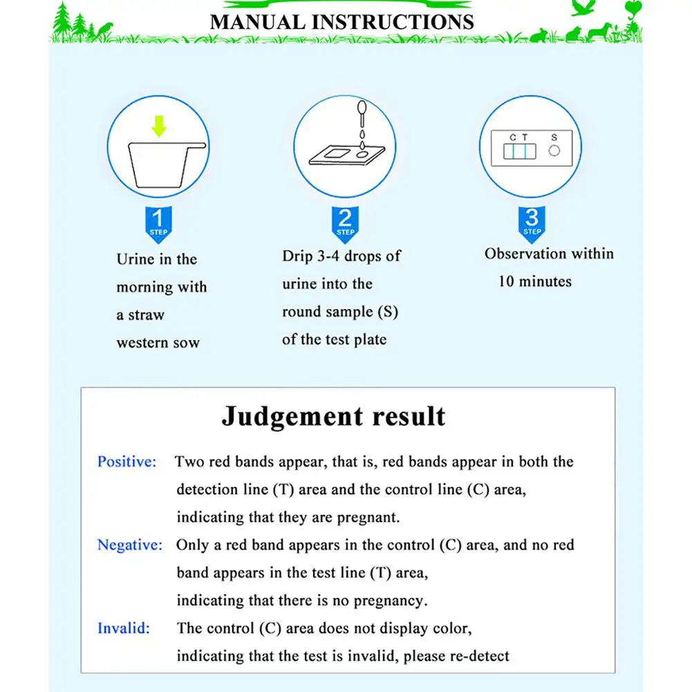 Тест-полоска для обнаружения беременности крупного рогатого скота | Дом и сад