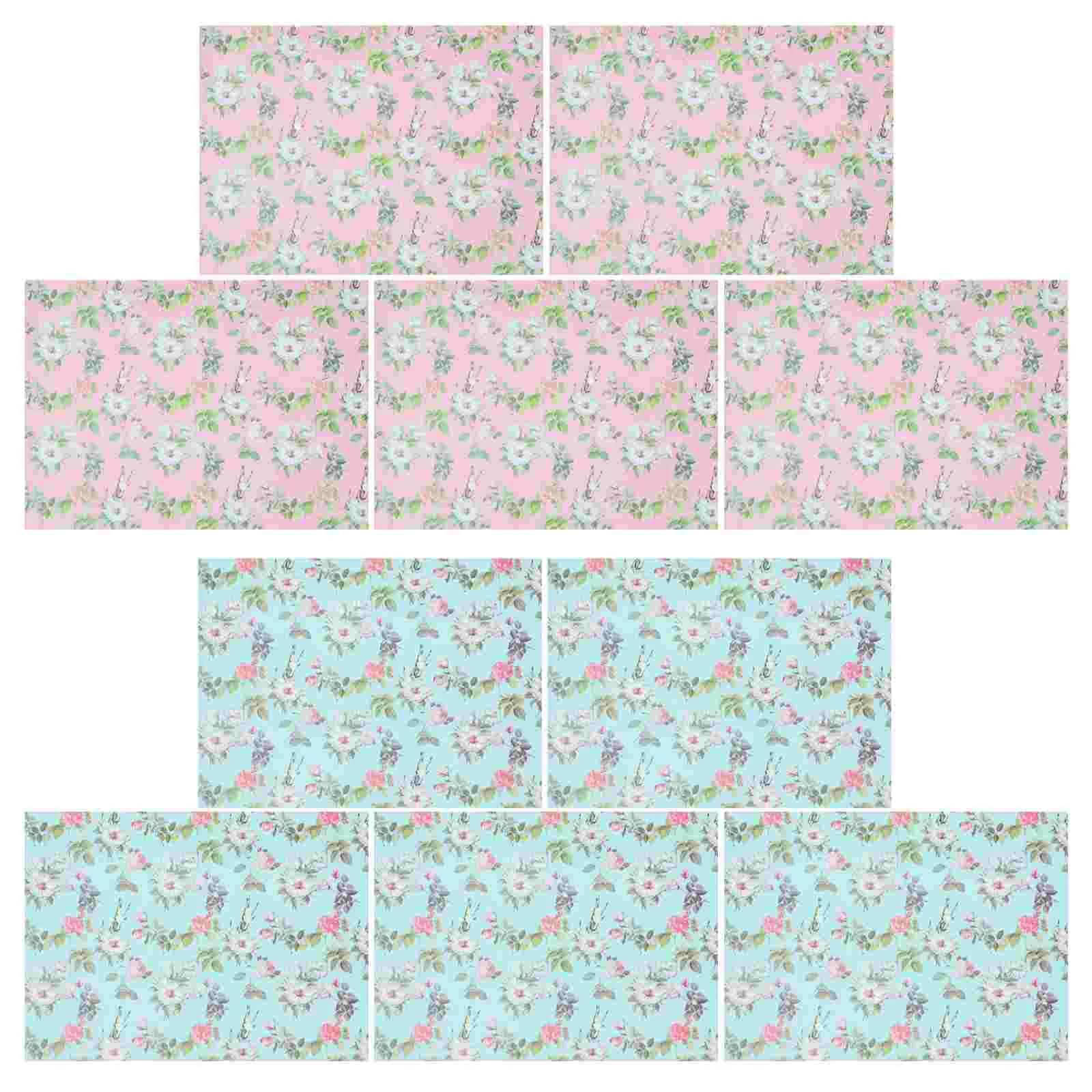 

10PCS Wrapping Gift Paper Wedding Birthday Holiday Delicate Wrapping Paper