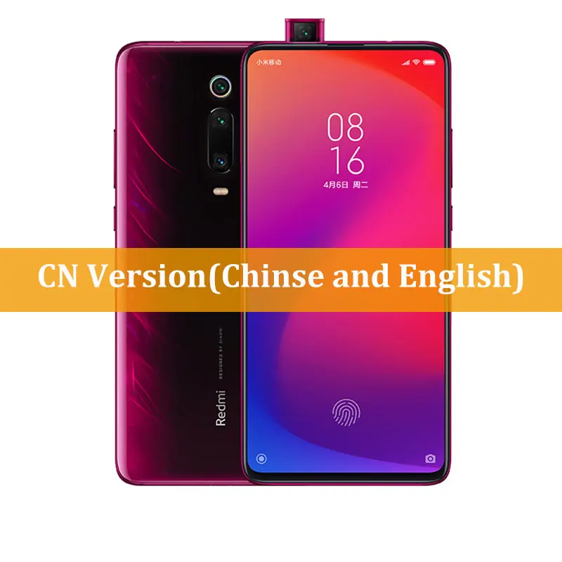 CN Version Red Xiaomi Redmi K20, глобальная ПЗУ, 8 ГБ, 256 ГБ, Восьмиядерный процессор Snapdragon 730, 6,39 ''AMOLED экран, камера 48 МП, 4000 мАч - Цвет: CN Version Red