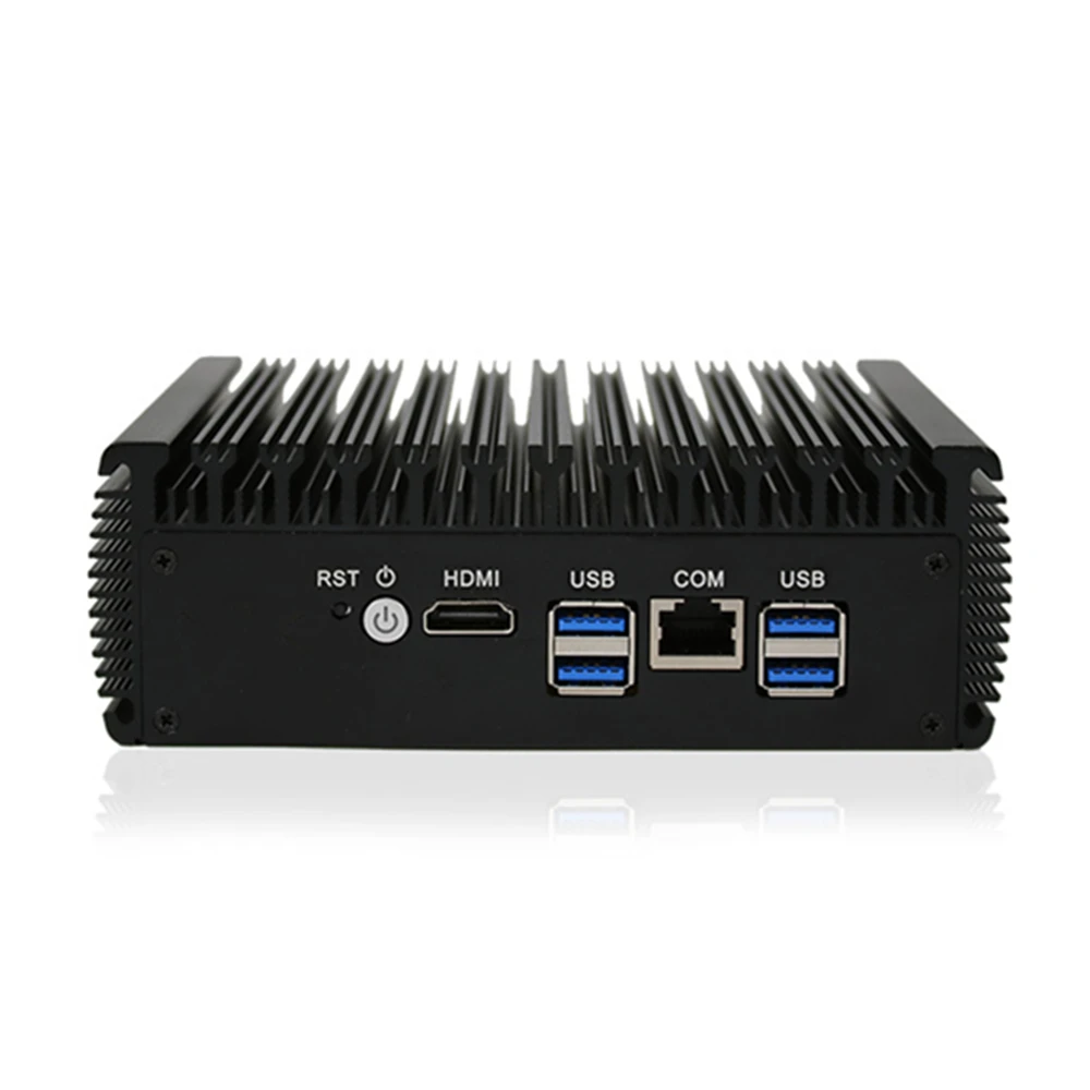 Firewall Fanless Mini PC 6 Intel Nics AES-NI 10th Gen Pentium Gold 6405U i7 i5 2*DDR4 Pfsense Router Openwrt Centos Ubuntu Vyos |