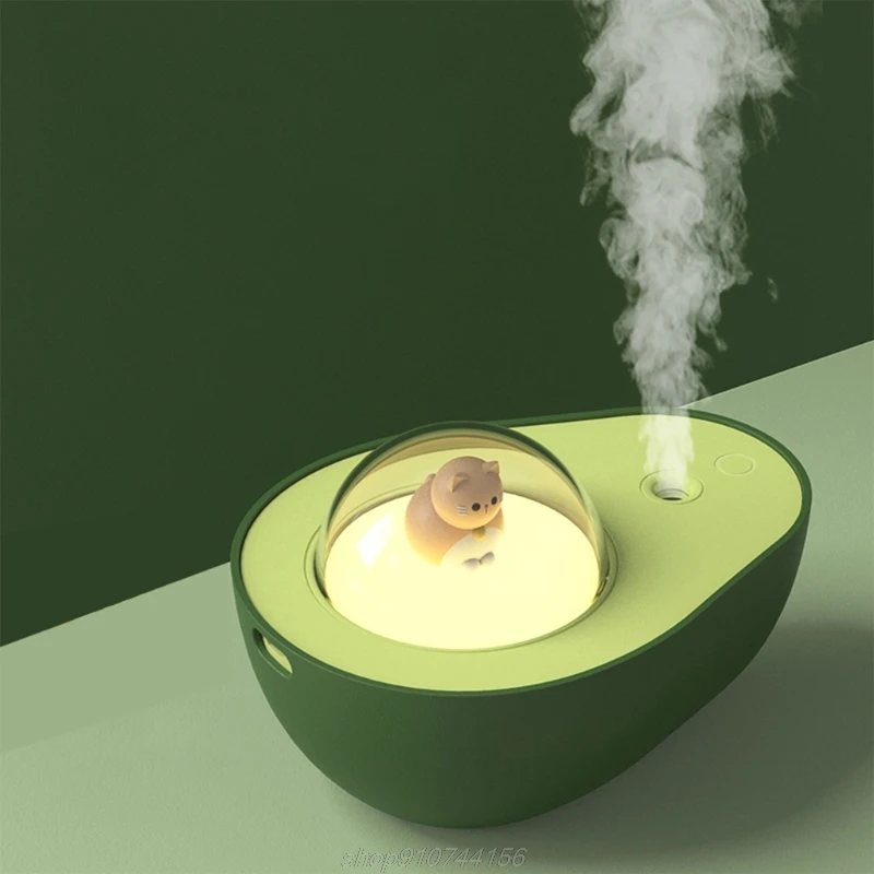 

Avocado Humidifier with Night Light USB Cat Ball Night Light Bedroom Humidifiers Home Decoration for Kids Gift J21 21 Dropship