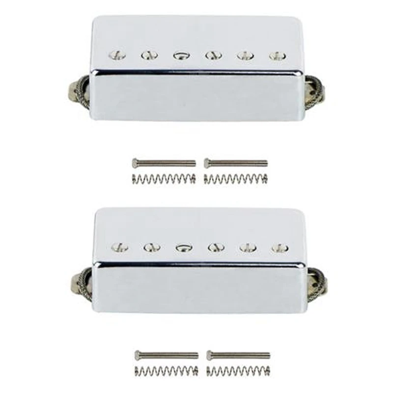 

New Electric Guitar Double Coil Humbucker Pickup Neck Bridge Pickup 50mm 52mm 2 Conductor for LP Guitar
