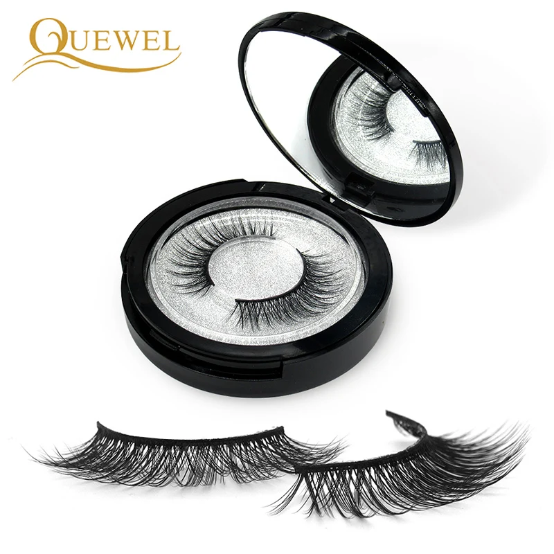 Набор для наращивания ресниц Quewel Magic накладных 3 пары клейкая подводка глаз тушь