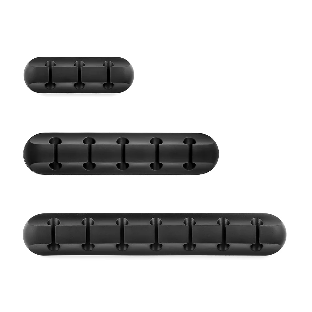 Органайзер для кабелей Geartronics силиконовый держатель USB гибкие зажимы управления