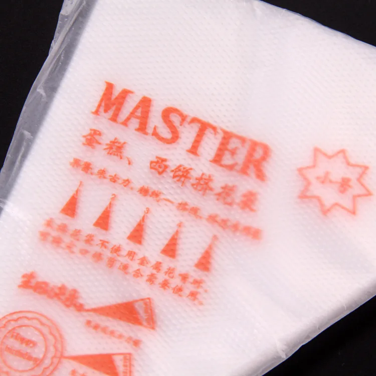 100sets 100pcs/set Small Size Disposable Piping Bag Icing Fondant Cake Cream Decorating Pastry Tip Tool 17x26CM