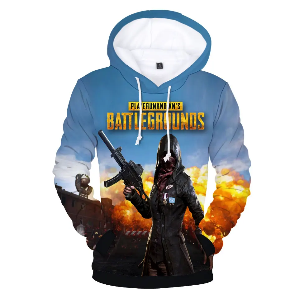 

Classic New Popular PUBG 3D Hoodies Men/women Fashion Hot Game Playerunknown's Battlegrounds PUBG 3D Print Men's Hoody Oversized