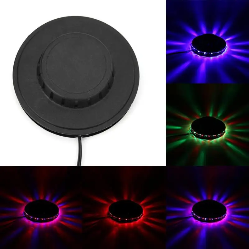 Сценическое освещение с 48 светодиодами RGB цветная Вращающаяся лампа KTV для диджея