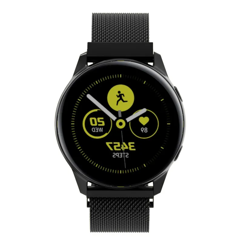 20 мм Ширина Миланская Петля Браслет ремешок для Samsung Galaxy Watch Active 40 мм/Galaxy Watch 42 мм магнитный ремешок
