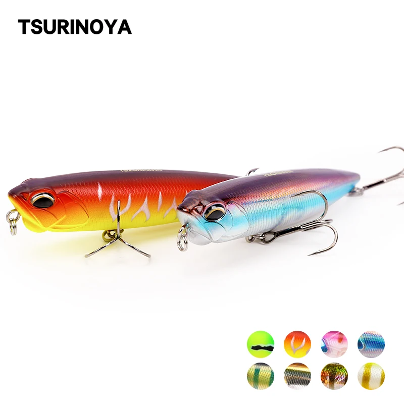 Приманка TSURINOYA Topwater для рыбалки карандаш DW59 85 мм 10 5 г длинная приманка троллинга