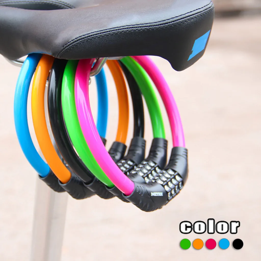 Велосипедный замок кабель замки для велосипеда Heavy Duty Комбинации цепной