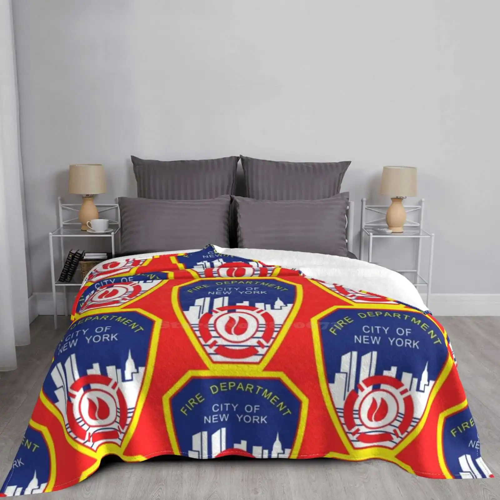 Кружки стикеры футболки. .. Огонь выход из города Нью-Йорк для кемпинга автомобиля