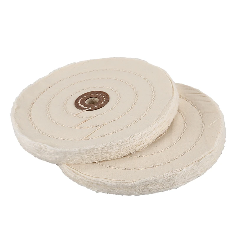 2 шт. зеркальное полировальное колесо ультра-толстое 6 дюймов (70 слоев) для станка