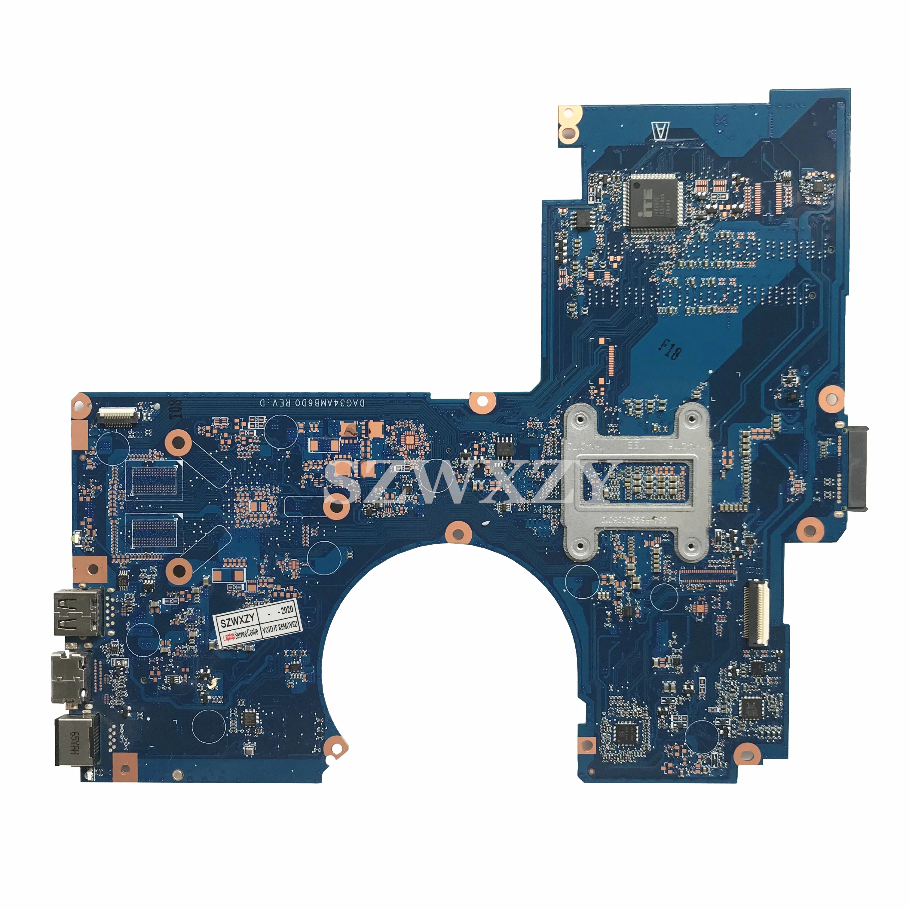 Высокое качество для HP 15-AU Материнская плата ноутбука w/i5-7200U 2 5 GHz процессор 901574-601