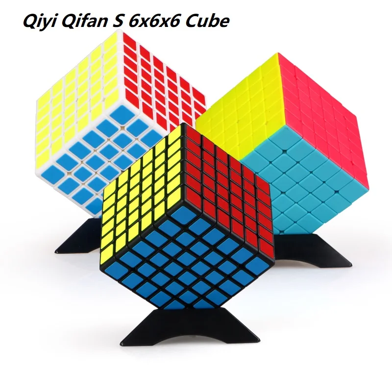 

Новинка QiYi Qifan S 6x6x6 магический скоростной нео-куб 6 слоев Профессиональный пазл Cubo Magico 6x6 обучающие игрушки для детей подарок