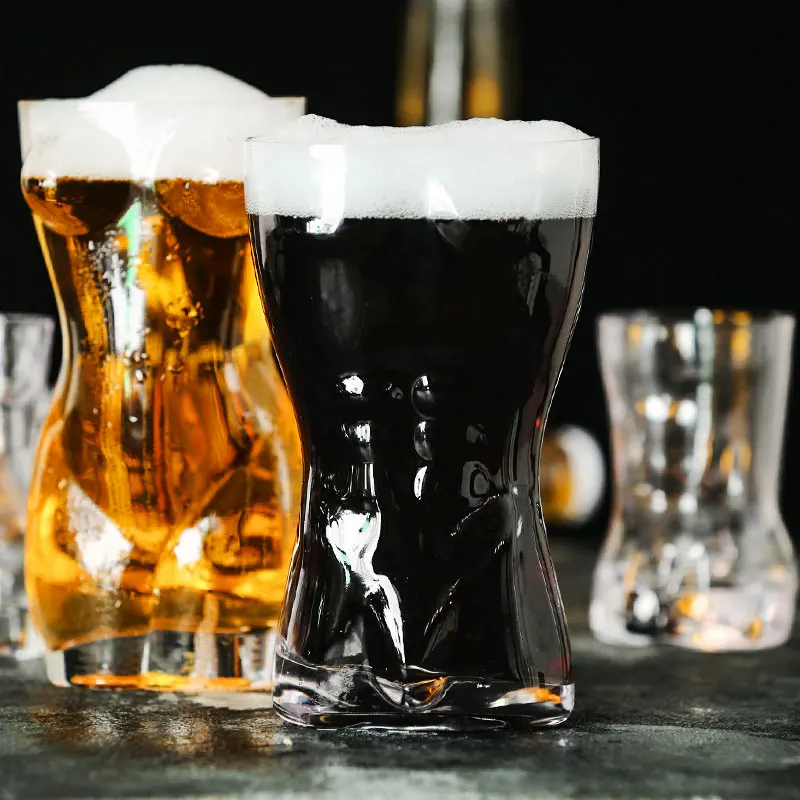 Чайная чашка с двойными стенками термостойкая креативная стеклянная в форме