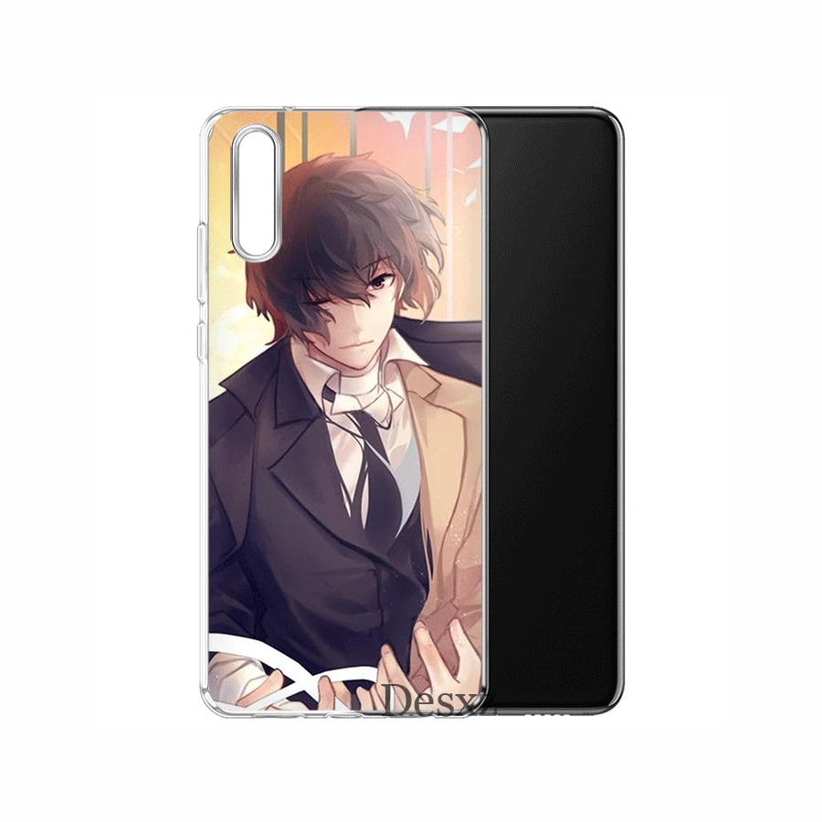 Чехол для мобильного телефона Huawei Honor View 20 Lite Pro 6A 6C 7A 8 8X 9 9X 10 Play Hard Cover Anime Bungou Stray
