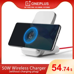 2021 new original oneplus warp charge 50w wireless charger wireless qiepp 50w max for oneplus 9 pro 8 pro phone holder charger free global shipping
