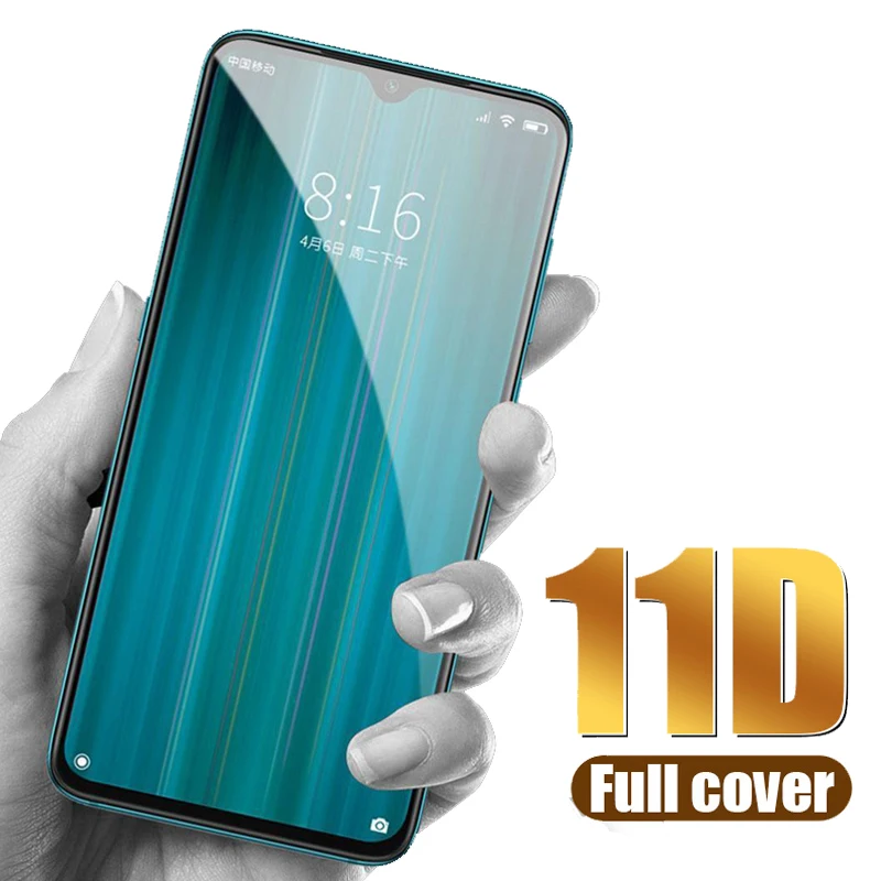 Закаленное стекло 11D для Xiaomi Redmi Note 8 Pro защита экрана 7 Защитное Mi CC9 CC9e 9 Se