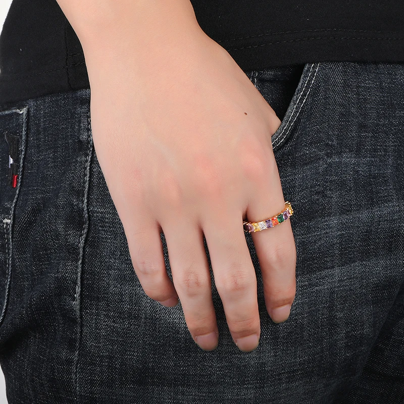 Кольцо D &amp Z в стиле хип-хоп для мужчин и женщин вечернее вечерние велирное