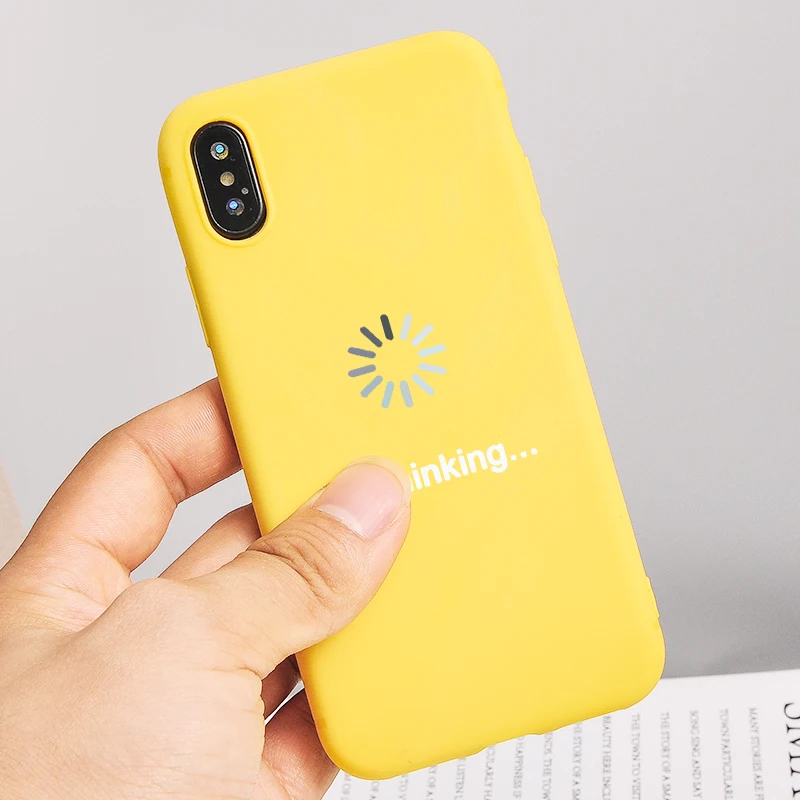 Чехол карамельного цвета для телефона iPhone X XS Max XR симпатичный чехол с надписью и