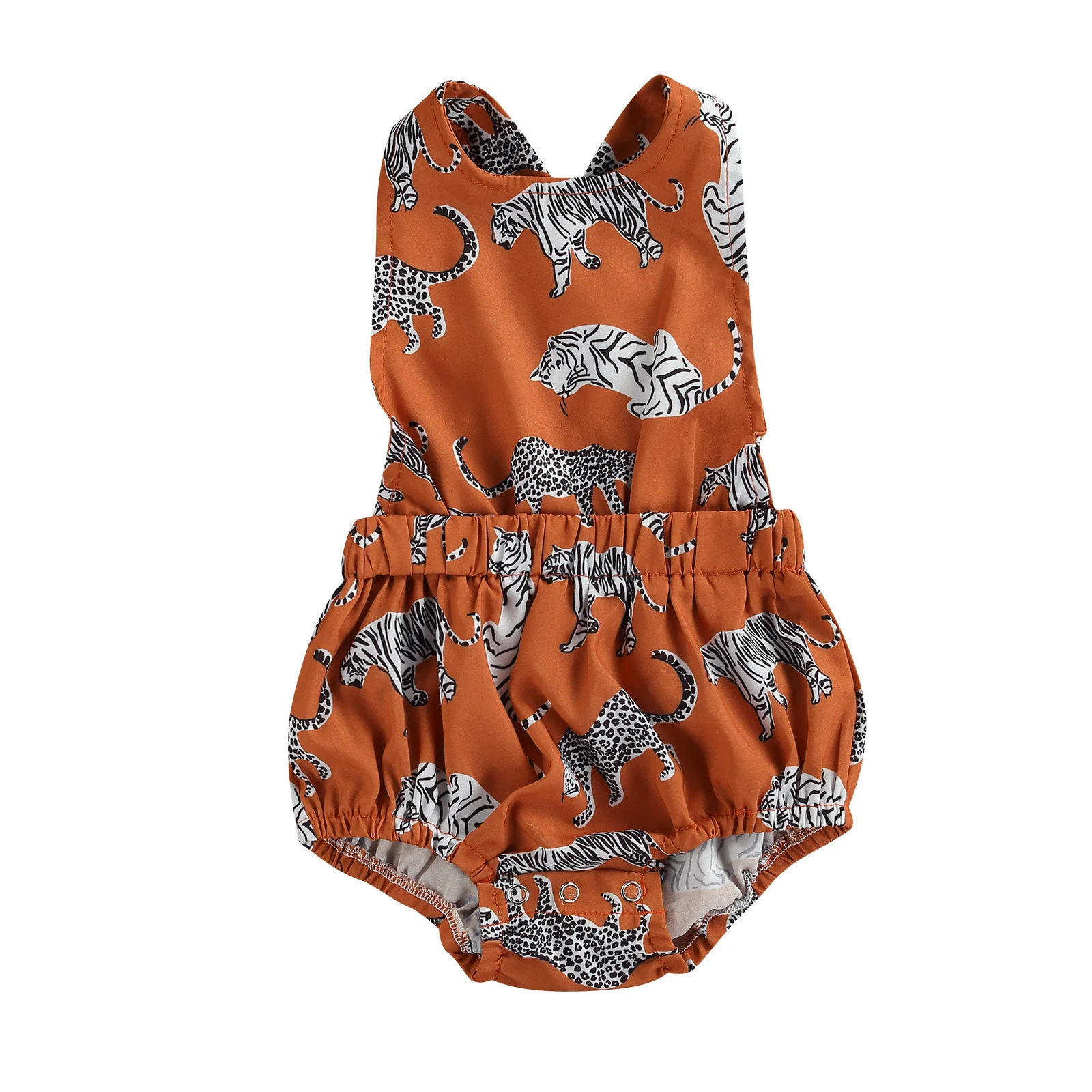 

Newborn Baby Boys Fashion Sleeveless Romper Stylish Print/Embroidery Romper for Kids Boys