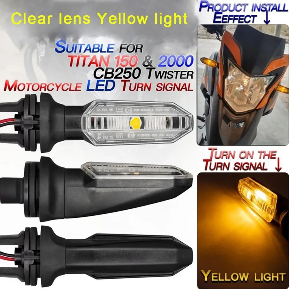 

2 шт. 12 В 5730 SMD мотоциклетные СВЕТОДИОДНЫЕ указатели поворота, лампы, боковой индикатор для HONDA 150 2000 CB250 Twister