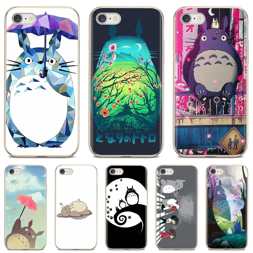 

Soft Skin Case For iPhone iPod Touch 11 12 Pro 4 4S 5 5S SE 5C 6 6S 7 8 X XR XS Plus Max 2020 cartoon Anime My Neighbor Totoro
