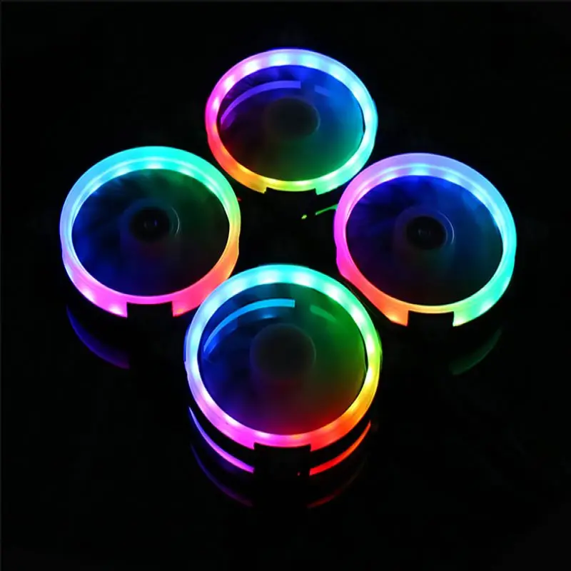 12025 Аврора чехол для компьютера вентилятор 12 см светящаяся светодиодная цветная