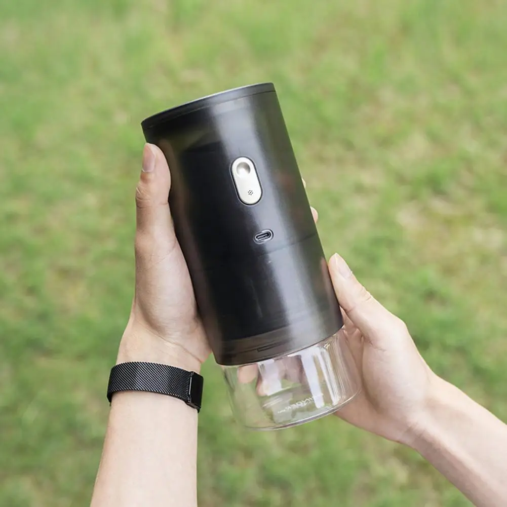 

Household Small Coffee Grinder, Automatic Portable Adjustable Electric Coffee Thickness, Charging, Grinder Z2b6