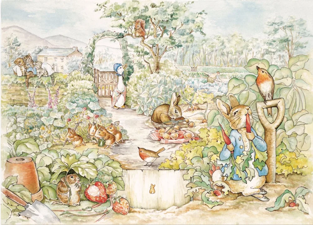 Виниловый фон для студийной фотосъемки с изображением Счастливой Пасхи кролика