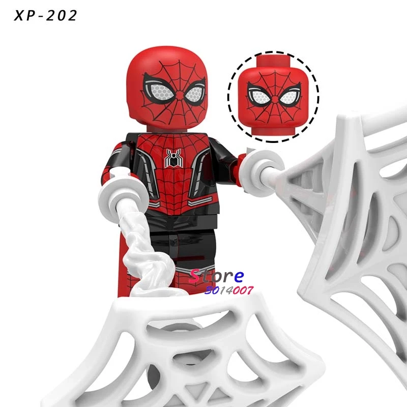 XP202 Один фильм Marvel Человек-паук вдали от дома яд призрак всадник Человек-паук Mysterio строительные блоки детские игрушки - Цвет: XP202