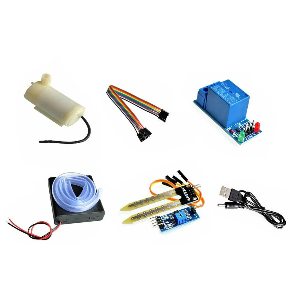 Модуль полива DIY Kit обнаружение влажности почвы автоматический полив насос USB